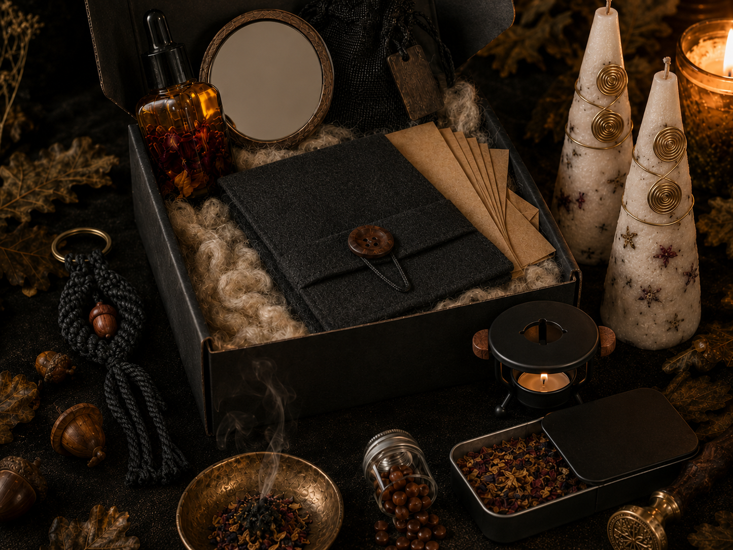 OAK MOON BOX ONLY