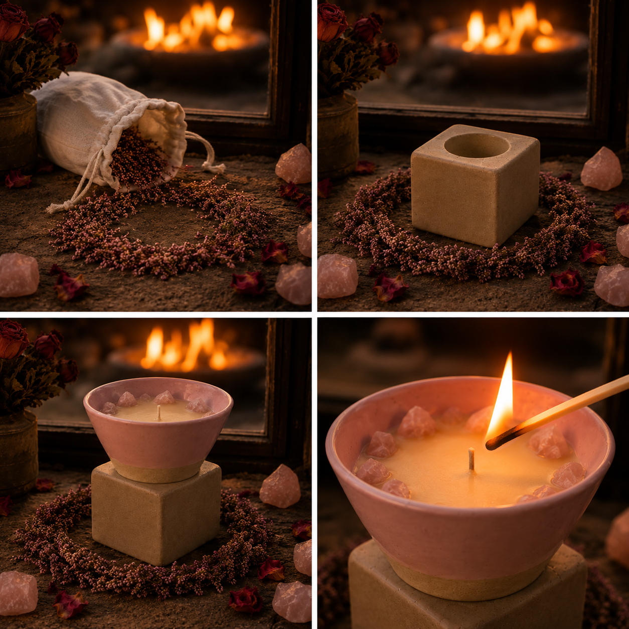 A Lil' Love | Intention Candle for Heartache & Loneliness | Handcrafted Candle Gift
